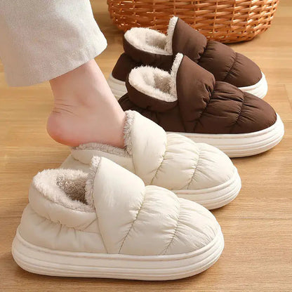 LuxeDouce - Unisex Cozy Thick Plush Slippers