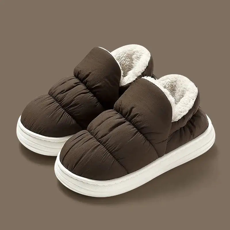 LuxeDouce - Unisex Cozy Thick Plush Slippers