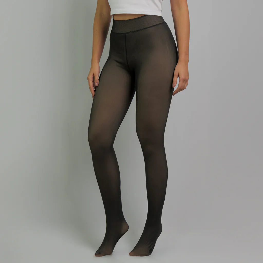 Sheer Fleece Tights by Leggs