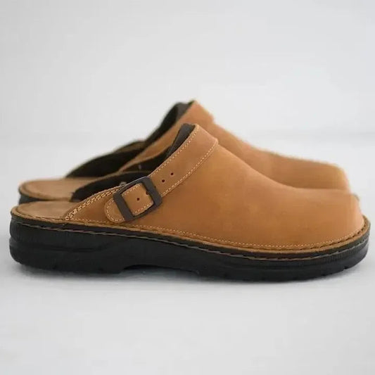 ConfortMax - Men's Orthopedic Leather Slippers