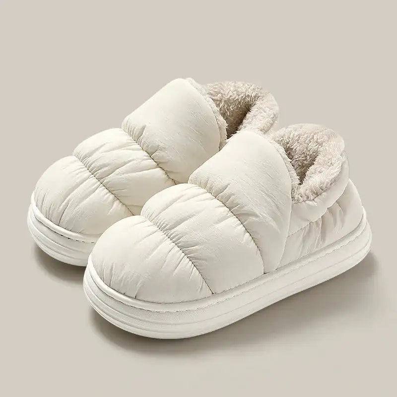 LuxeDouce - Unisex Cozy Thick Plush Slippers