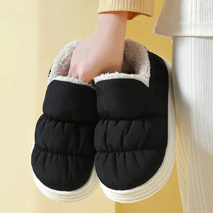 LuxeDouce - Unisex Cozy Thick Plush Slippers